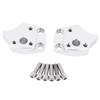 25 mm Lenkererhöhung für Yamaha FJR1300 FJR 1300 2001–2005, silberfarbene Lenkererhöhung, Motorradzubehör