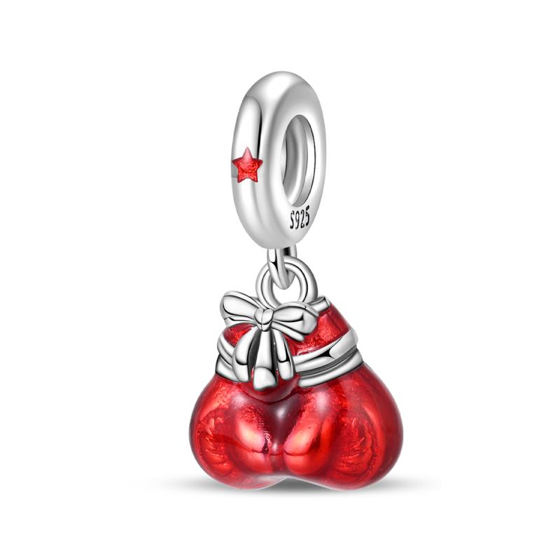 Colgantes Deportivos de Plata 925 Golf Boxeo Béisbol Tenis de Mesa Amuletos Cuentas para Pulsera DIY Joyería Regalo