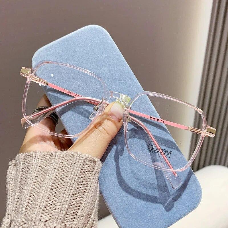 5 Colors Vintage HD Reading Glasses Trendy Men Women's Far Sight Presbyopia Eyewear Luxury Blue Light Blocking Diopter Glasses