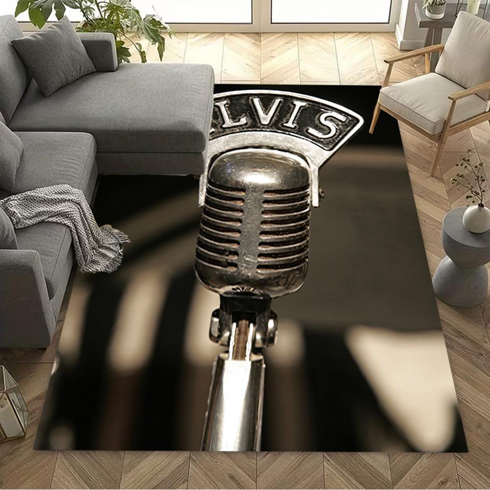 Elvis Presley Performance Carpet Perfect for Dining Room Decorate Room Kitchen Entryway Antislip Carpet Anime Office Decor