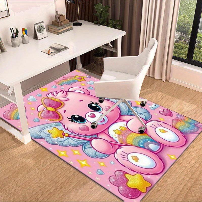 Rainbow Bears Carpet, Chair Rug,Rug for Office Bedroom Living Rooms, Doormat Decor Fan Gift Christmas Gift