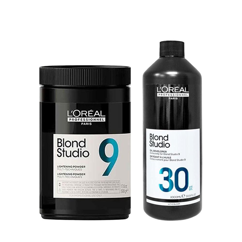 Blonde Studio Multi-Technique 9 Powder Bleach Oxidizer Multi-Technique 9 Bleach + 30 Oxidizer 1 Pcs 500g