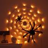 Waterproof LED String Light Halloween Party String Lighting New Spider Web Light Window Display