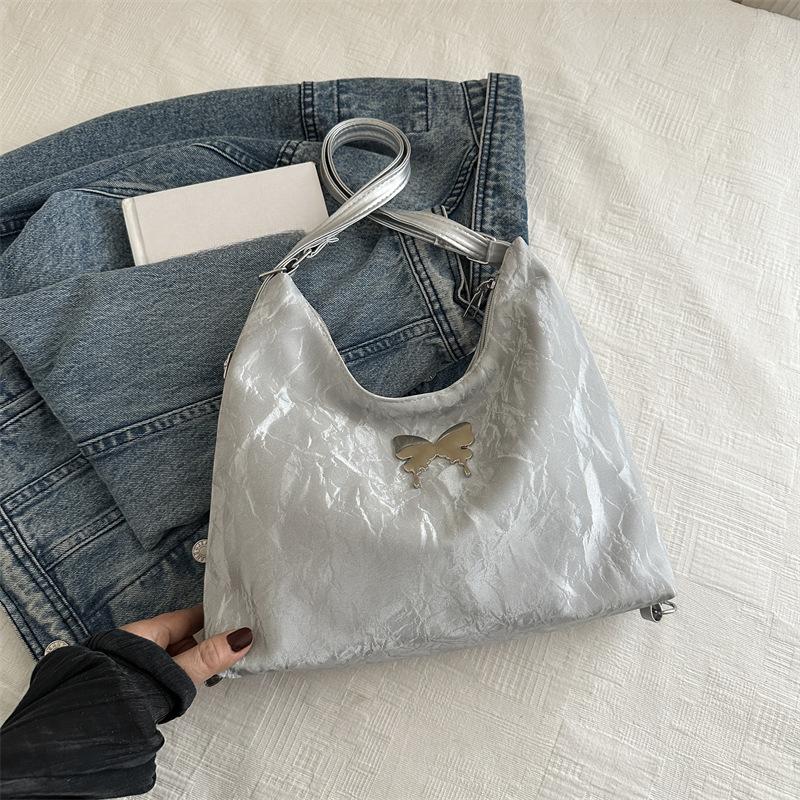 New Korean Version of Spring Personalized Casual Large Capacity Beautiful Niche Simple Shoulder Single Shoulder Slant Toe Bag