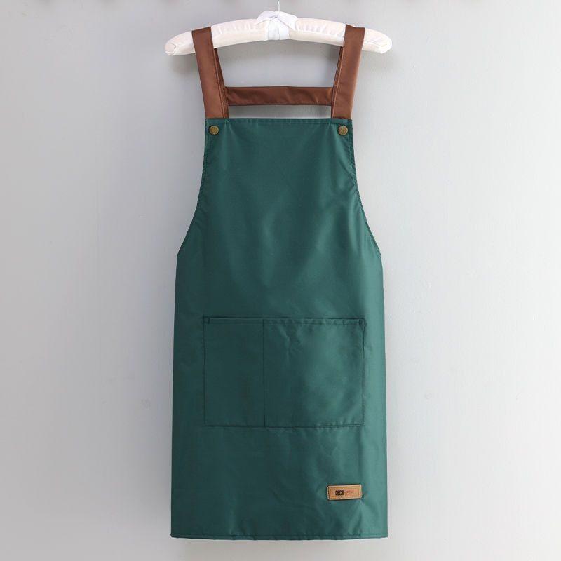 Waterproof Apron Coffee Shop Barber Working Bib Kitchen Cooking Aprons BBQ Oil Proof Apron