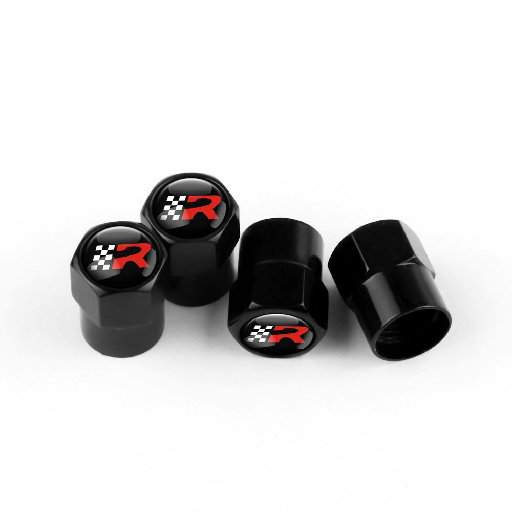 4Pcs Metal Car Styling 3D Wheel Tire Valve Caps Stem Cover Accessories For Seat FR Cupra Tarraco Ateca Toledo Leon Ibiza Cordoba WFZ1
