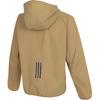adidas Lightweight Woven Jacket With Hood And Zip Men Outerwear Yellow Tan JI8659