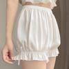 Women's Summer White Loose Lantern Anti-Exposure Safety Shorts