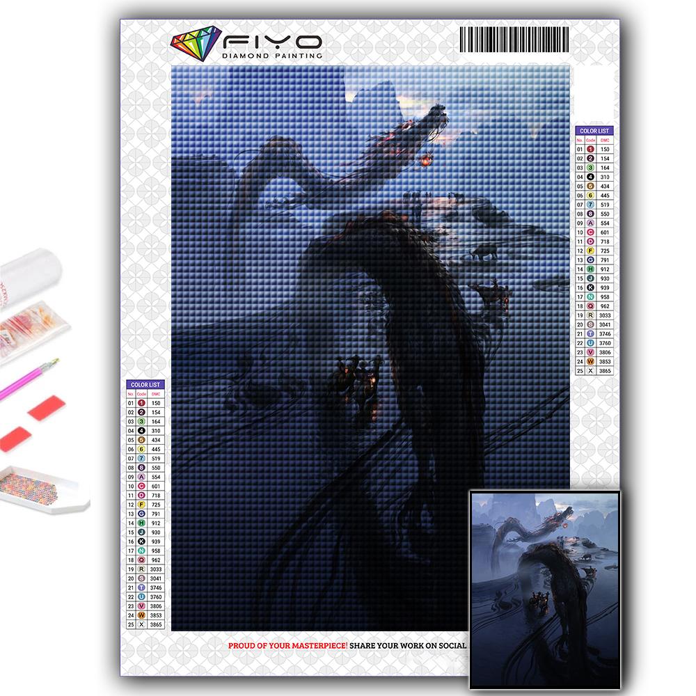 Full 5D Diy Diamond Painting Chinese Dragon 5D Diamond Painting
