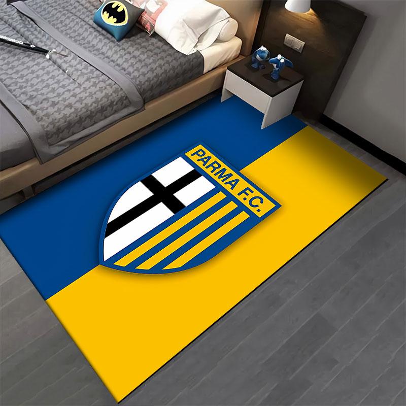 Parma F.C. Emblem Carpet Suitable As a Non-slip Mat for the Living Room or Bedroom Sofa