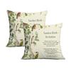 Nieuwe Plant Bloemen en Vogel Print Lente Kussensloop Huis Cartoon Sofa Kussen Kussensloop Decoratie