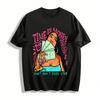 Time Is Money Trendy Graphic Tee Hip Hop Money Print Streetwear Top Pure Cotton T-shirt