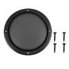 Lautsprecherabdeckung Lautsprechergitterabdeckung 18.2x14.3x2.5cm Mesh Tieftöner Subwoofer Gitter Schutz Kunststoff Metall Schwarz 1 Stück