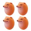 1/2/3/4Pcs Shiba-Inu Soft Egg Toy Slow Rebound Stress Anxiety Relief Portable Kids Teens Adults Cartoon Dog Squeeze Squishes Sensory Fidget Toy