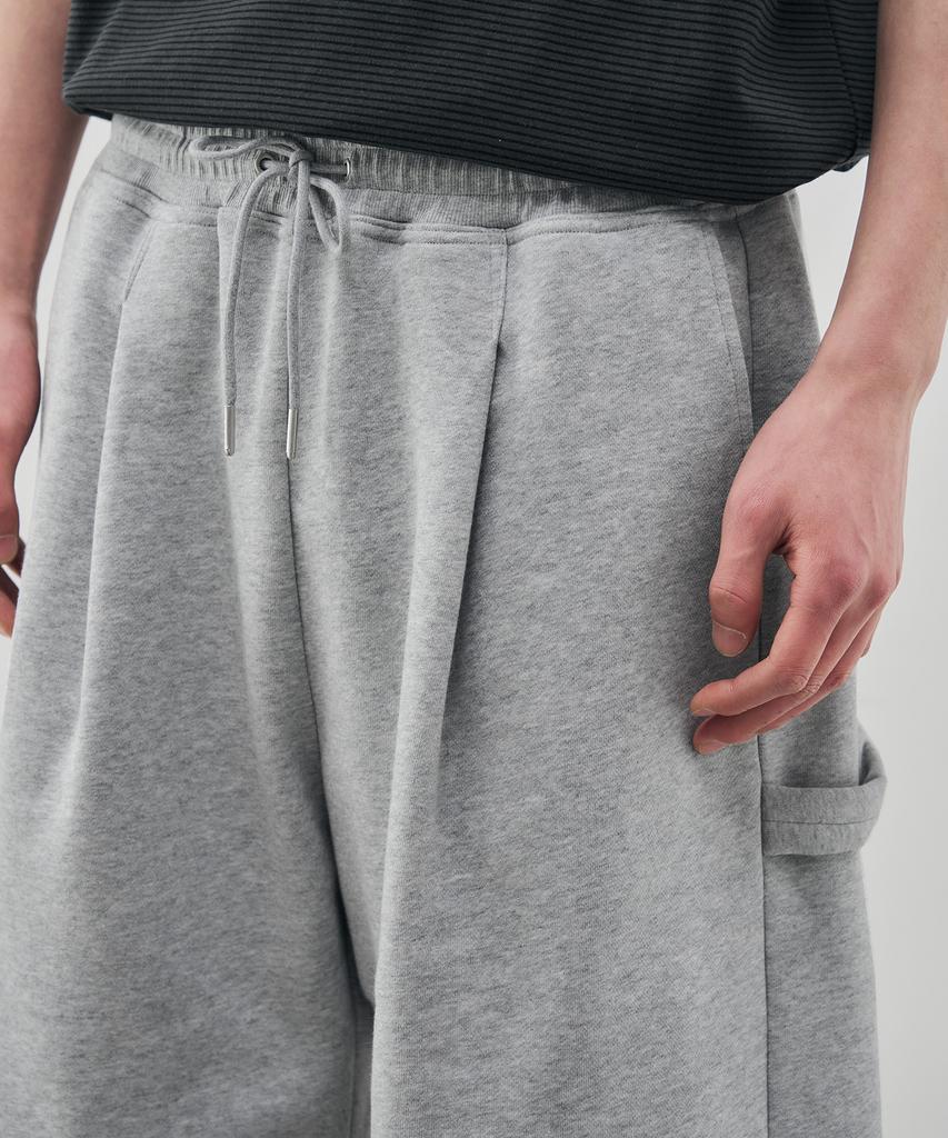 DRAW FIT [Draw Fit X Daily Room] Robust Bermuda Sweatpants [M.Grey]