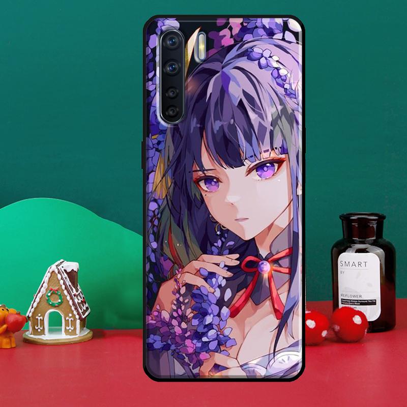 Genshin Impact Raiden Shogun Baal OPPO A15 A83 A91 A93 A1K A3S A5S A52 A72 A54 A74 A94 A31 A5 A9 A53S 2020 Telefon tok