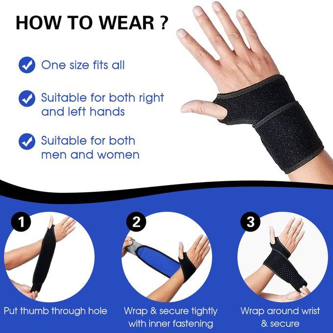 2 stuks Polssteunbrace Polsstabilisator Verstelbaar