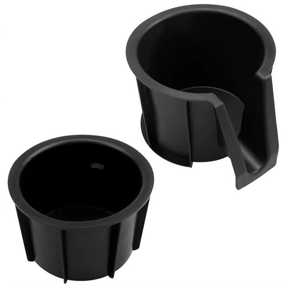 1 pair Car Console Cup Holders Insert For Toyota 4 Runner 2014-2021 66992-35030
