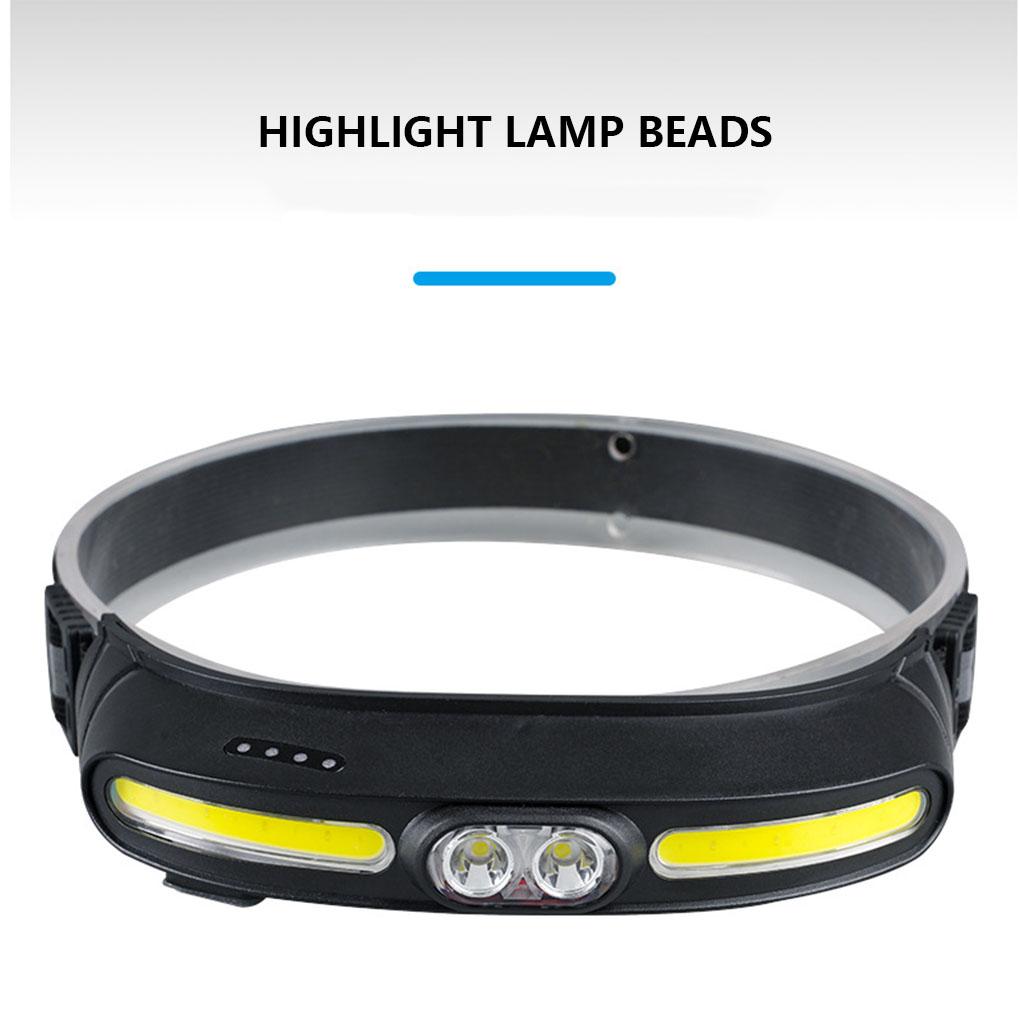 Multifunctional COB Light Professional Powerful Cycling Hiking Outdoor Rechargeable LED Lamp Mounted Lamp