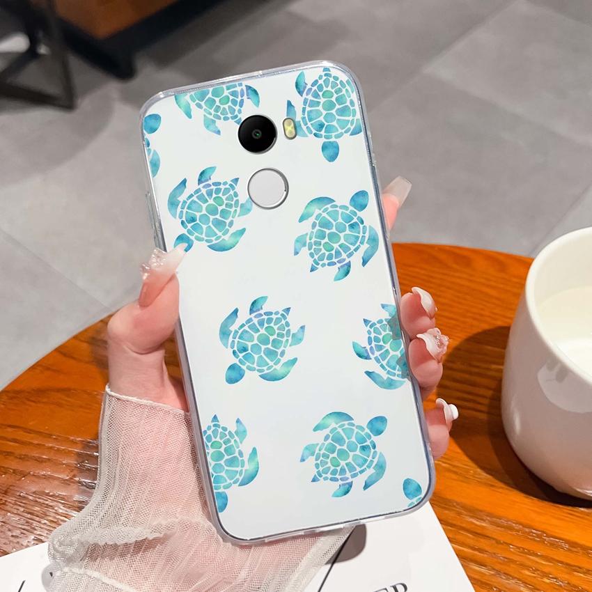 Case For Redmi 4 3 6 Pro 4A 4X 5A 5 Plus K90 Cute Shark Cat Pattern Phone Bags Soft Ultra Thin TPU Silicone Anti Slip Shell For Redmi Clear Back Cover
