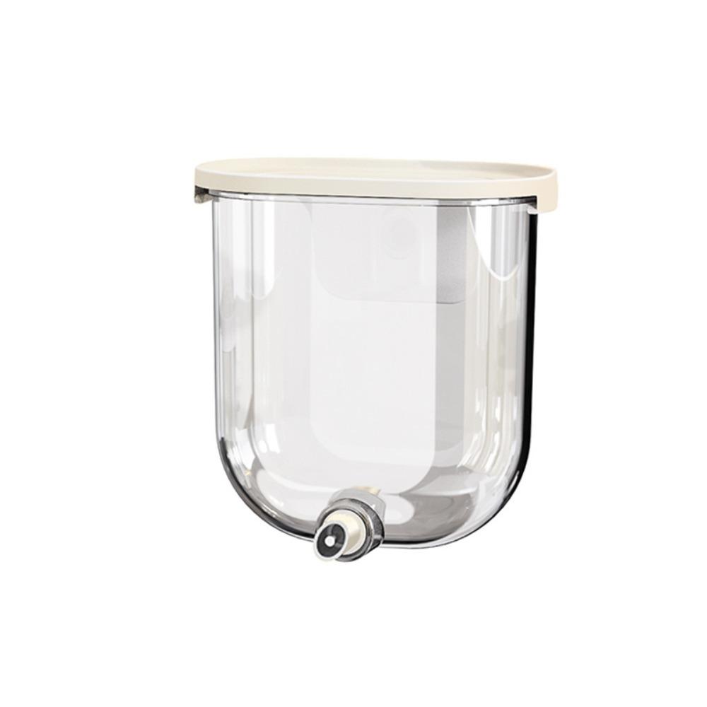 Wall Mounted Bird Cage Water Feeder Pin-Touch Automatic Parrot Water Dispenser No Drip Transparent Bird Cage Waterer