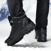Winter Hiking Shoes Men High-top Warm Comfortable Sports Shoes Men Outdoor Anti-slip Lace-up Men Shoes Women