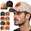Halloween Kürbisgesicht Baseballkappe für Männer Frauen Kürbis Stickerei Baseballkappe für Outdoor-Aktivitäten Strand Camping Picknick