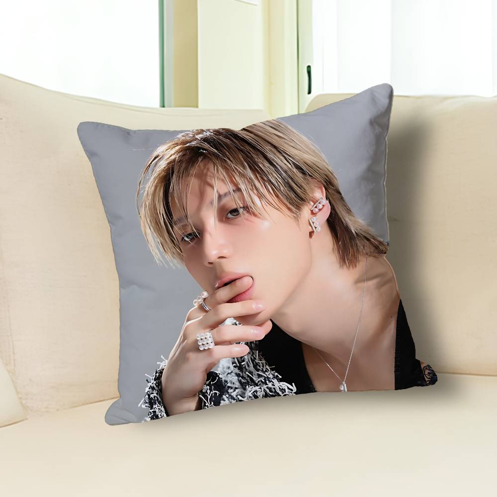 L-Lee Singer T-Taemins Pillow Cases for Bedroom Living Room Sofa Home Decor Polyester Cushion Cover with Zipper