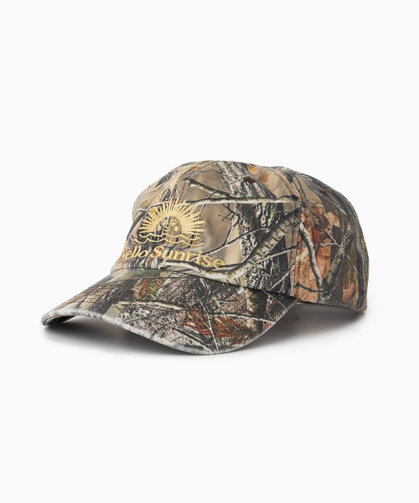 HELLO SUNRISE Washed Og Logo Ball Cap_Real Tree