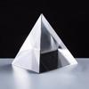 Varm 5/6/7/8cm Klar Glass Falsk Krystall Pyramide Prisme Håndverk Hjem Kontor Ornament Dekorasjon Gave