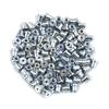 ECR032 100 Pieces Car Window Regulator Winder Repair Steel Cable Wire Rope End Fitting Pin Stop Sleeve Crimp Rivet 7x6.3/1.7 Mm