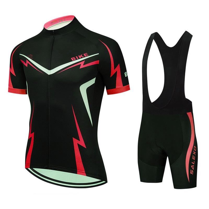 Cycling Clothing Summer, Short-sleeved Cycling Clothing Men's Suit Riding