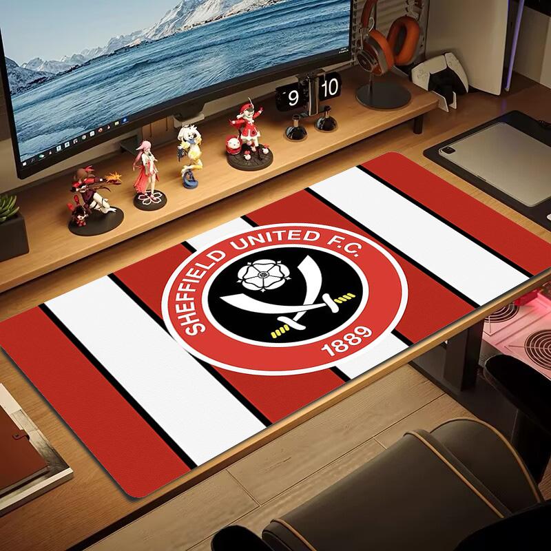 Sheffield United Football Club Print Cushion Non-slip Laptop Tablet Big Mousepad XXL Mat Mini PC Playmat With Lock Edge