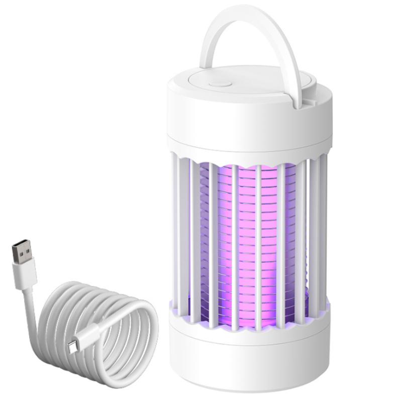 Anti Mosquito Lamp Electric Shock Mosquito Killer Lamp Insect Trap USB Port Pest Control With Hook Hangable For Home Camping