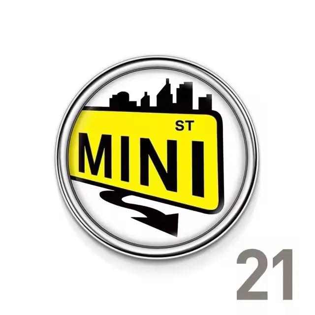 6CM Metalowa Naklejka Boczna Tylna na Samochód Odznaka na Szybę dla MINI COOPER JCW F56 F60 R60 R61 F60 Cooper S Countryman Paceman Dekoracja dymfu11