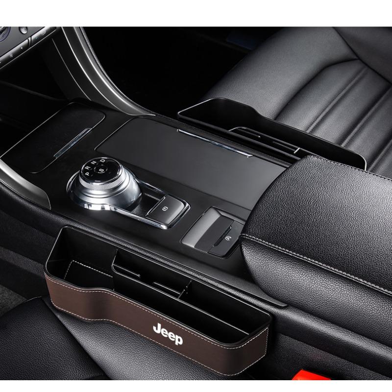 2 ks organizér na autosedačku, úložný box do medzery sedadla, multifunkčné veci pre JEEP Grand Cherokee WK WK2 KJ KK KL Commander XK Renegade