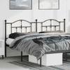 Vidaxl Metal Headboard, Black, 193 Cm