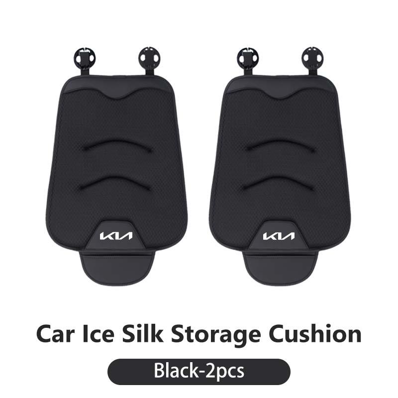 Car Universal Soft Seat Cover Ice Silk Cushion Anti Slip Storage Auto Seat Protect For KIA Cerato Soul Venga Forte Spectra udrgf