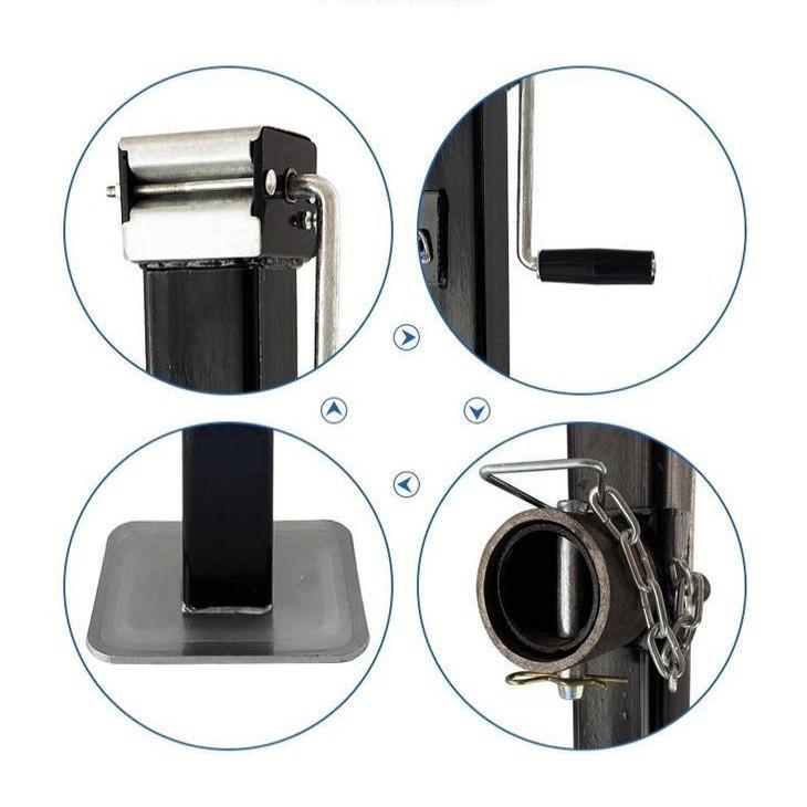 Hand-Crank Trailer Jack: RV Support, Lifting, Unloading, Agricultural Machinery, Outriggers & Portable Side-Crank.