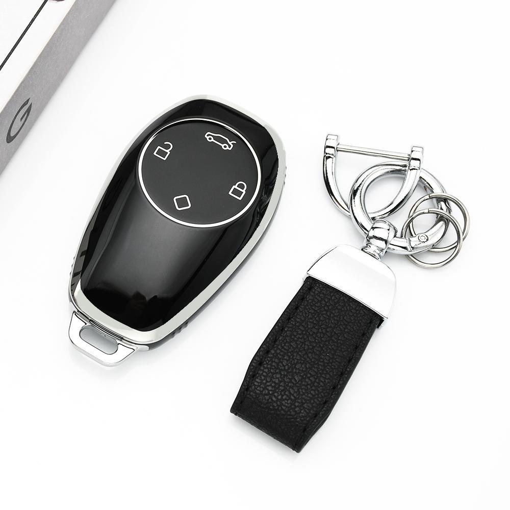 Auto Shell Fob Case Protector Accessories For Leapmotor T03 Car Car Key Cover Smart Remote Control Fobs