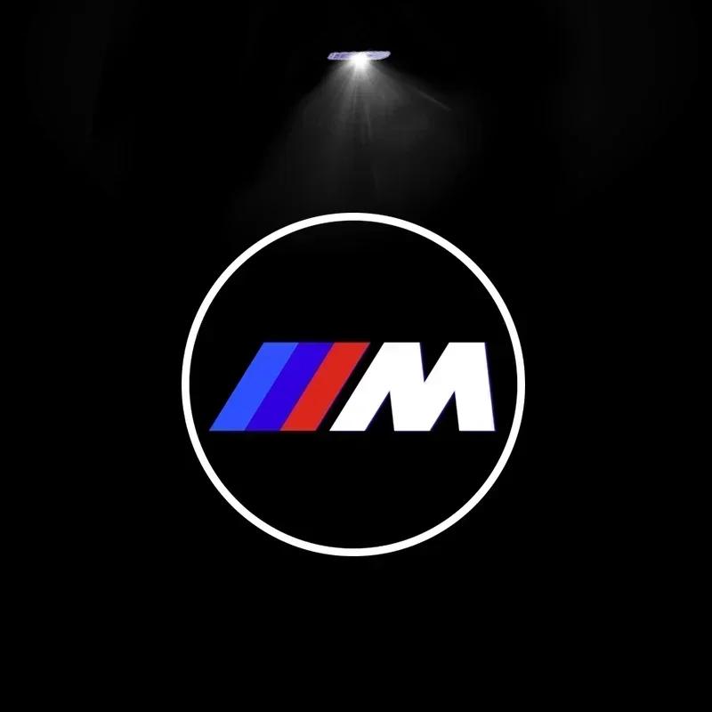 2Pc HD 3D LED Light Car Door Projector Welcome Lights For Bmw 50th M Performance 1 2 3 4 5 7Series X2 X3 X4 X5 X6 X7 M3 M4 M5 M6