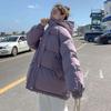 Baumwollkleidung Damen Neue Brotkleidung Verdickte Winter-Baumwolljacke Locker Warm Kapuzenjacke