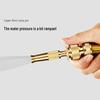 All-Copper Car Wash Spray Gun with Pressurized Nozzle and Hose Connector (1/2 Inch, 3/4 Inch).