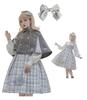 JIURUN Lolita Long Lolita Plus Mori JK Uniform School Anime Sweet Loose Perfect for Cherry Blossom Dreamy Cute One-Piece Dress, Sleeve, Uniform,