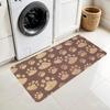 1PC Starfish Seashell Pattern Kitchen Rug Non-Slip Door Mats Pop design Bathroom Rug Bath Mat Carpet for Home Sink Laundry Decor