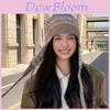 Winter Blend Knit Hat With Ear Cover For Women Stylish Casual And Warm Fashion Accessory