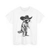 Waschbär Cowboy T-Shirt Waschbär Tiere Liebhaber Westliche Frauen Männer Hemd Harajuku Grafik T-Shirts Übergroßes T-Shirt