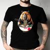 Men's and Women's T-shirts Japanese Art Noodle Foodie Cute Capybara Meme Ramen
