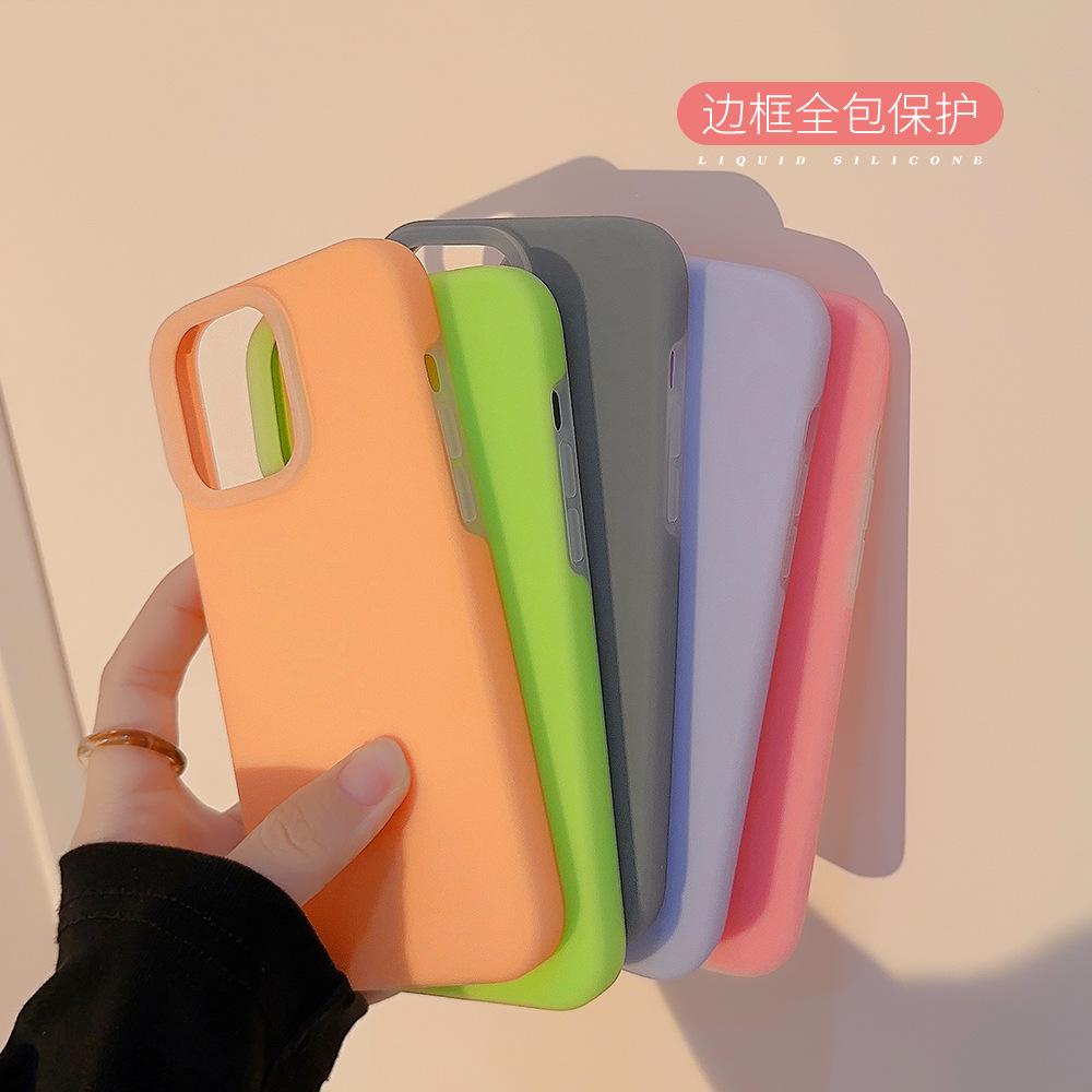 Real Liquid Silicone 16ProMax Apple Phone Case 16 Jelly Suitable for iPhone 15 14 Dopamine 12 Soft Case