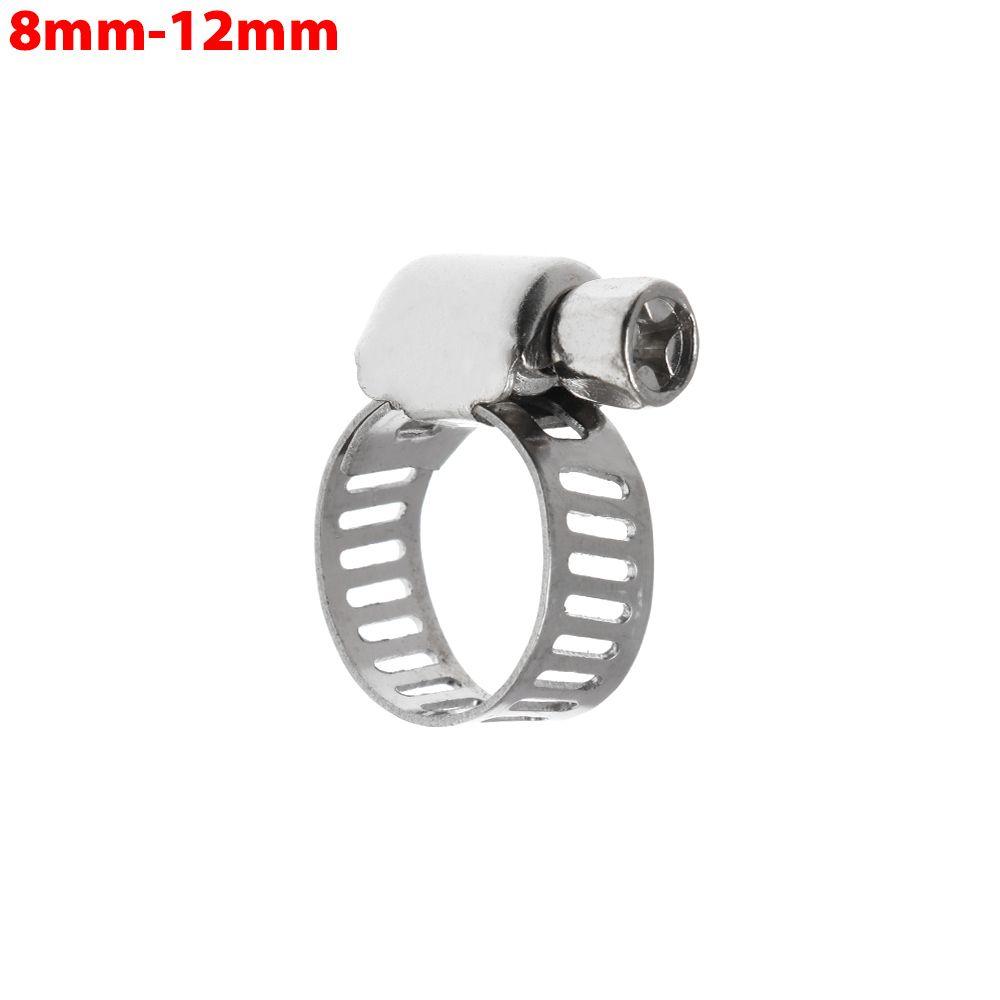 10 Pcs Useful New Hardware Exhaust Sealing Pipe Clip Hose Clamps Stainless Steel T Bolt